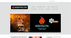 Desktop Screenshot of comunidaderestauracaoevida.com.br